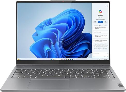 Lenovo IdeaPad 5 2-in-1 LAPTOP 2025 NEW ، 16 "Wuxga IPS Touchscreen ~ Intel 7 150U 10-Core ~ ​​Graphics ~ 16GB LPDDR5 ~ 1TB SSD ~ لوحة مفاتيح خلفية ~ قارئ الإصبع ~ Wi-Fi 6 ~ Win11 pro wwc 32gb usb usb in Kuwait