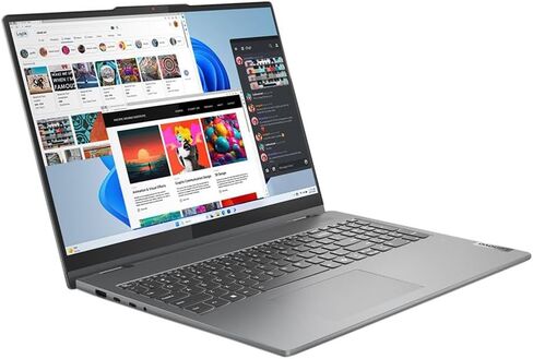 Lenovo IdeaPad 5 2-in-1 LAPTOP 2025 NEW ، 16 "Wuxga IPS Touchscreen ~ Intel 7 150U 10-Core ~ ​​Graphics ~ 16GB LPDDR5 ~ 1TB SSD ~ لوحة مفاتيح خلفية ~ قارئ الإصبع ~ Wi-Fi 6 ~ Win11 pro wwc 32gb usb usb in Kuwait