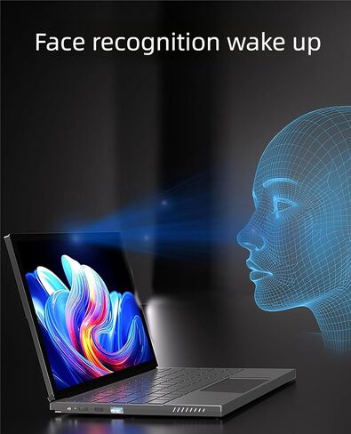 2 in 1 Laptop, 10.95 inch Touchscreen Display Core i5-1250P Processor Win 11 32GB RAM, 1TB Storage Face Recognition Unlock in Saudi Arabia