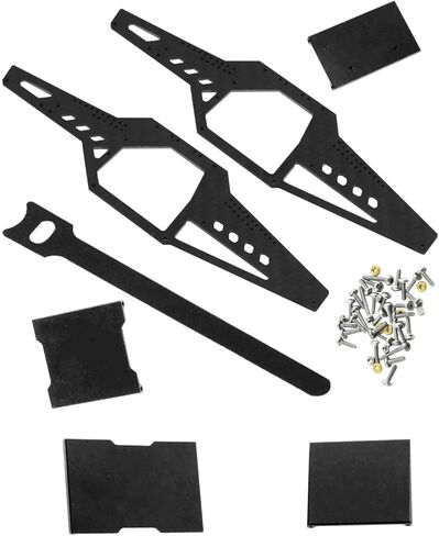 hosupRC RC هيكل هيكل الكربون إطار الجسم لفة قفص مجموعات ترقيات جزء ل 1/24 محوري Scx24 90081 C10 AXI00002 B17، إطار هيكل الكربون الجسم لفة قفص الجسم شل أطقم القفزات، الفضة in Kuwait