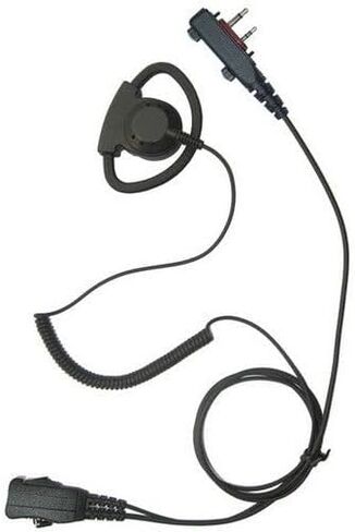 Lapel Microphone Earpiece Headset Compatible with Icom IC-F4001 Two Way Radio in Saudi Arabia