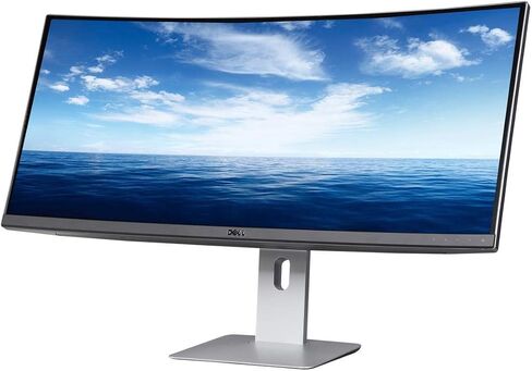 Dell U3419W ULTRASHARP 34 بوصة WQHD (3440x1440) منحنية IPS USB-C شاشة ، أسود in Saudi Arabia
