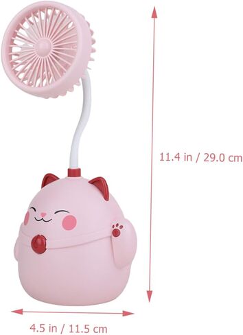 VOSAREA Cartoon Small Fan for Desk Fan Mini Rechargeable Holder Perfect for Boys and Girls in Saudi Arabia