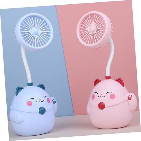 VOSAREA Cartoon Small Fan for Desk Fan Mini Rechargeable Holder Perfect for Boys and Girls in Saudi Arabia