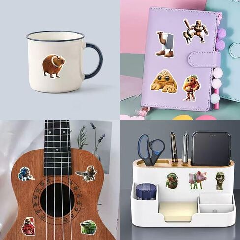 100 PCS Italian Beinrot Animals Funny Animals Bulk ، American AI Tralalero Tralala Stickers Pack for Kids Girls Boys. in Kuwait