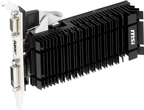 MSI Gaming 64 بت DVI-D/HDMI NVIDIA GEFORCE بطاقة رسومات منخفضة المستوى (N730K-2GD3H/LPV1) (متجدد) in Kuwait