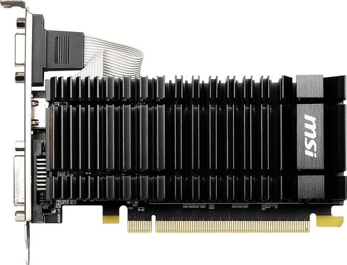 MSI Gaming 64 بت DVI-D/HDMI NVIDIA GEFORCE بطاقة رسومات منخفضة المستوى (N730K-2GD3H/LPV1) (متجدد) in Kuwait
