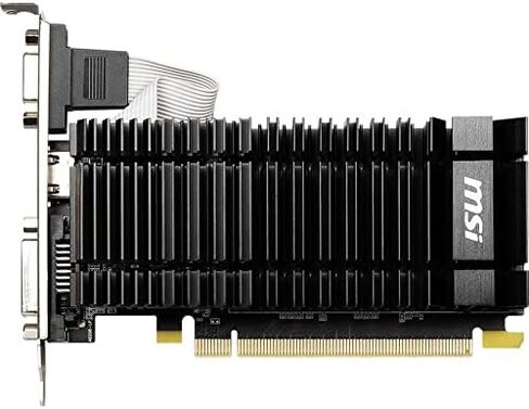 MSI Gaming 64 بت DVI-D/HDMI NVIDIA GEFORCE بطاقة رسومات منخفضة المستوى (N730K-2GD3H/LPV1) (متجدد) in Kuwait