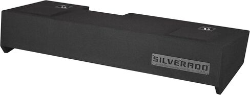 Silverado 2019 - 2025 Crew Cab and Double Cab 10" Dual Subwoofer Enclosure Speaker Box Ground Shaker Stereo Subwoofer Box Speaker Enclosure Car Audio Home Audio Ground-Shaker in Kuwait