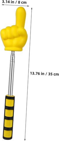 Angoily Finger Pointer Stick, 2PCS Teacher Telescoping Hand Pointer Stick with Soft Handles, Extendable Telescoping for Presentations Meetings, Multi-Color, Teaching Supplies in Saudi Arabia