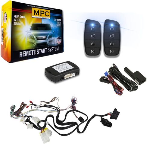 MPC OEM Remote Activated Remote Start Kit Compatible with 2014-2018 Infiniti Q70 - Push-to-Start - T-Harness - Firmware Preloaded in Kuwait