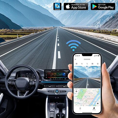 4K Dash Cam for 2024 2025 Toyota Grand Highlander XLE Limited Platinum (AS10) ، Look OEM ، WiFi والتطبيق المدمج ، تسجيل حلقة ، مستشعر G ، التوصيل والتشغيل ، بطاقة 64 جيجابايت in Kuwait