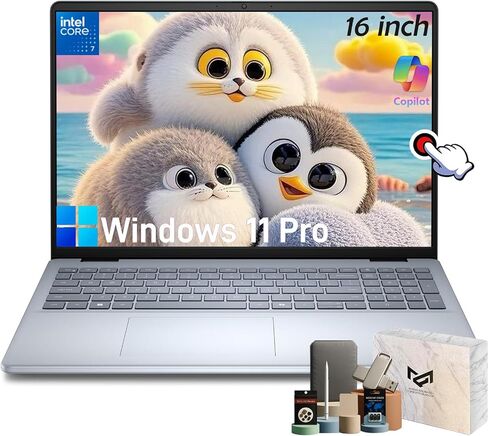 Dell 16 Laptop Touchscreen Business Computer - Intel 10-Core 7 150U(up to 5.4GHz), 16'' FHD+ Touch Dsiaplay, Backlit KB, Fingerprint, Windows 11 pro, 64GB DDR5 RAM, 2TB SSD in Saudi Arabia