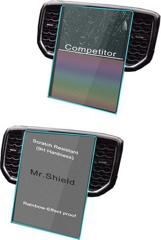 Mr.Shield Screen Protector compatible with Ford Ranger Lariat/Raptor 12.4 Inch Navigation Infotainment Touchscreen (2024/2025) [Tempered Glass] [2-PACK] [Japan Glass with 9H Hardness] in Saudi Arabia