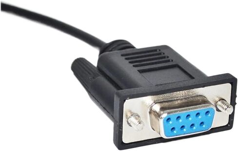 RS232 DB9 9P D-SUB9PIN Female to DIN 8P MD8P MINIDIN8P Male Adapter Converter PLC Programming Cable(3m) in Saudi Arabia