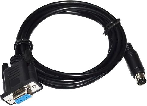 RS232 DB9 D-SUB 9PIN to DIN 6PIN MD6 PLC Programming Communication Cable for LS LG XGB-XBC XGK XEC to PMU KABLE(3m) in Saudi Arabia