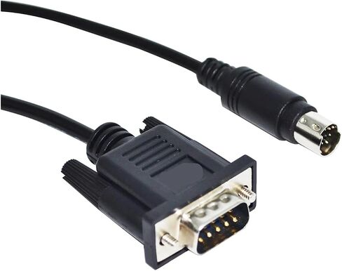 RS232 DB9 D-SUB 9PIN to DIN 6PIN MD6 PLC Programming Communication Cable for LS LG XGB-XBC XGK XEC to PMU KABLE(3m) in Saudi Arabia