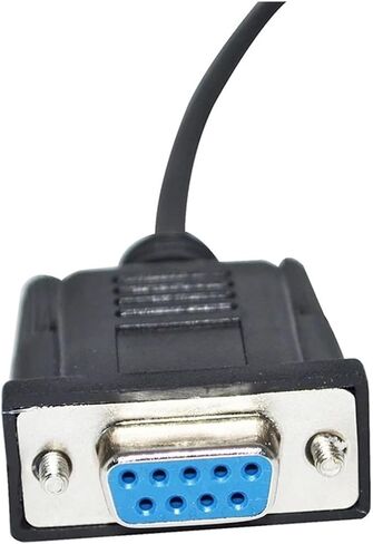 RS232 DB9 D-SUB 9PIN to DIN 6PIN MD6 PLC Programming Communication Cable for LS LG XGB-XBC XGK XEC to PMU KABLE(3m) in Saudi Arabia