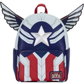 Loungefly Marvel Falcon Captain America Cosplay Mini Backpack Captain America One Size in Kuwait