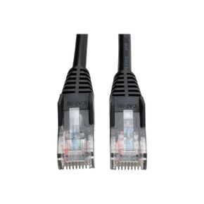 Eaton Tripp Lite N001-014-BK Cat5e Ethernet Cable 14 ft, Gigabit RJ45 Patch Cord 350MHz Snagless Molded UTP PoE LAN Network, Black, Cloud Care Pre-Configured Bundle Eligible (50 Pack) in Kuwait