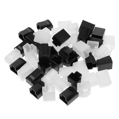 50 Pack RJ45 Connectors Dust Cover Protector, Ethernet Cable Plug Covers for RJ45 Pass Through Connector Network Cat5e Cat6 Cat7 Internet LAN Patch Cord Printer in Kuwait
