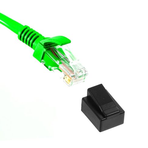 50 Pack RJ45 Connectors Dust Cover Protector, Ethernet Cable Plug Covers for RJ45 Pass Through Connector Network Cat5e Cat6 Cat7 Internet LAN Patch Cord Printer in Kuwait