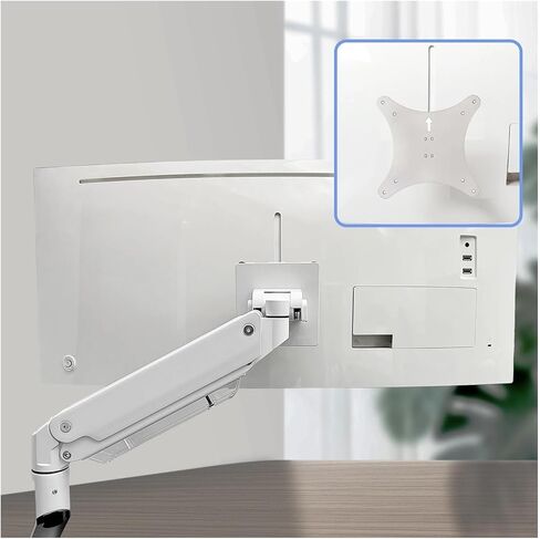 شاشة منحنية BN96-41711C جدار جبل محولات VESA BRACKET ， متوافقة مع Samsung ， C34F791WQ C34J791WT 34 "CJ79 CF791 (جدار أبيض مثبت) in Kuwait