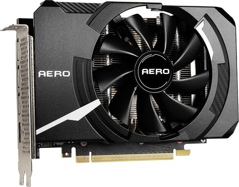 MSI Gaming Geforce RTX 3050 8GB GDDR6 128-BIT HDMI/DP PCIE 4 Single Fan Ampere OC ITX Card (RTX 3050 Aero ITX 8G OC) (متجدد) in Kuwait