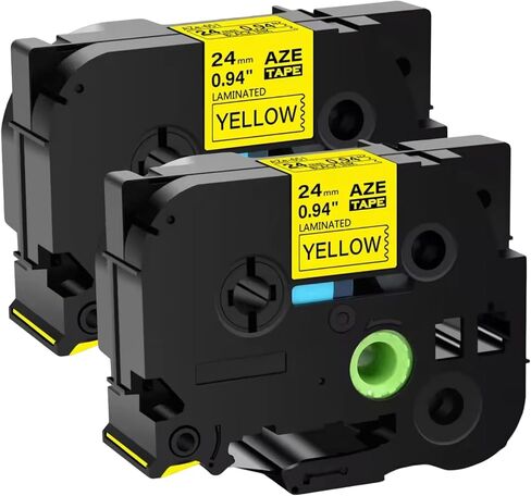 2 حزمة Tze251 تعبئة ملائمة مع شريط TZ البديل Tze Brother Tze ، متوافق مع PT-D600/P700/E500/E550W/E800T/1900/1910/1950/19601400/1500/1500PC/1600/1650 in Kuwait