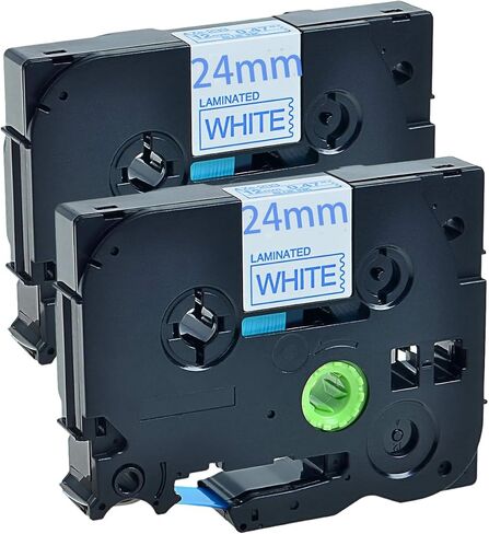 2 حزمة Tze251 تعبئة ملائمة مع شريط TZ البديل Tze Brother Tze ، متوافق مع PT-D600/P700/E500/E550W/E800T/1900/1910/1950/19601400/1500/1500PC/1600/1650 in Kuwait