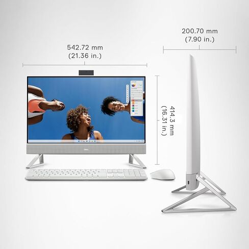 Dell-All in One Desktop-Computer Touchscreen-24 inch FHD IPS Display -Intel Core 7 150U Beat i7-1355U- 32GB RAM -1TB SSD -Windows 11 Office 365 One Year -Wired Keyboard Mouse Set -Home Business in Kuwait
