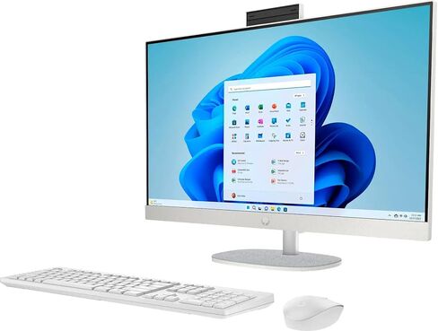 HP 27-cr000 All-in-One Desktop 2024 New, Intel i7-1355U 10-Core, 27" FHD IPS Display, Intel Iris Xe Graphics, Wi-Fi, 24GB DDR4 2TB M.2 SSD, Win11 Pro in Saudi Arabia