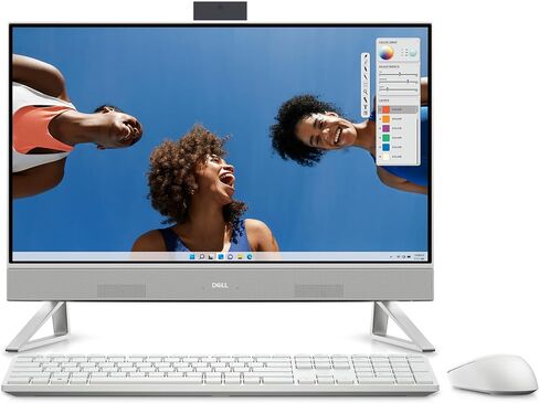 Dell All-in-One Desktop | Inspiron i5420 | 23.8" 1920x1080 Touch | Intel Core i7-1355U 10-Core | 64GB DDR4 | 4TB SSD + 1TB HDD | Windows 10 Home | Wi-Fi 6 - Bluetooth 5.2 - HD Camera - White in Saudi Arabia