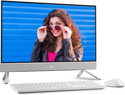 Dell All-in-One Desktop | Inspiron | 27 "1920x1080 شاشة تعمل باللمس | Intel Core I7-1255u 10 -Core | Nvidia Geforce Mx550 | 64GB DDR4 | 2TB SSD+1TB HDD | Win11 Home | Wi -Fi 6e - Bt 5.1 - WebCam - White - White in Saudi Arabia