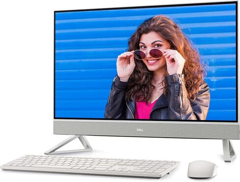Dell All-in-One Desktop | Inspiron | 27 "1920x1080 شاشة تعمل باللمس | Intel Core I7-1255u 10 -Core | Nvidia Geforce Mx550 | 64GB DDR4 | 2TB SSD+1TB HDD | Win11 Home | Wi -Fi 6e - Bt 5.1 - WebCam - White - White in Saudi Arabia