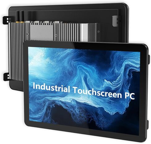 27 Inch Industrial Panel PC,All-in-One Embedded Fanless Touchscreen Computer IP65 Capacitive Touch，for Kiosks,Factory Automation Real-time Monitoring (Celeron J6412-16G+256G, 27 inch) in Saudi Arabia