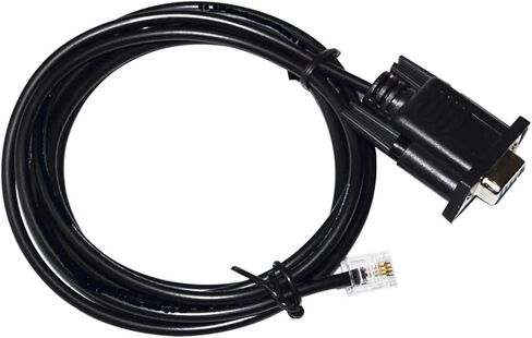 RS232 DB9 F TO RJ11 RJ12 6P4C كابل الاتصال التسلسلي لـ DM432C DM442 DM556 DM856 3DM683 AM882 CL57 DM1182 DM2282 (5M) in Saudi Arabia