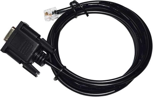 RS232 DB9 F TO RJ11 RJ12 6P4C كابل الاتصال التسلسلي لـ DM432C DM442 DM556 DM856 3DM683 AM882 CL57 DM1182 DM2282 (5M) in Saudi Arabia