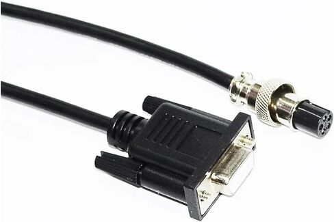 D-Sub 9pin DB9 أنثى إلى 5pin موصل محول RS232 كابل الاتصال التسلسلي لـ Yaohua XK3190-A12+E إلى PC (3M) in Saudi Arabia