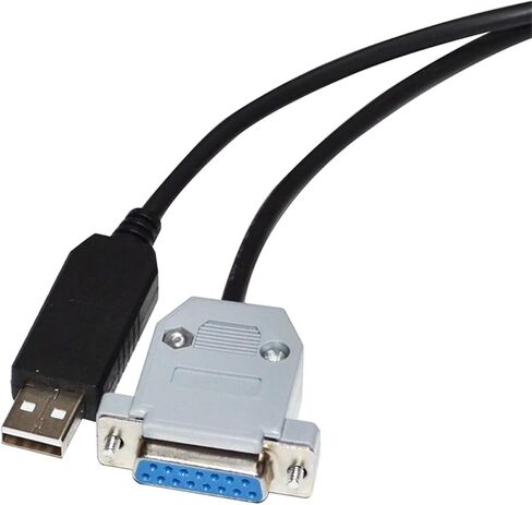 FT232RL USB to D-SUB 15-PIN DB15 Female Adapter RS232 Serial Communication Cable(3metres) in Saudi Arabia