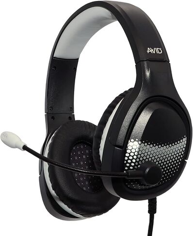 Avid Products AE-75 Deluxe Over-Ear Classroom Computer Stereo Headset TRRS Plug, Black, Great for Gaming and E-Sports in Saudi Arabia