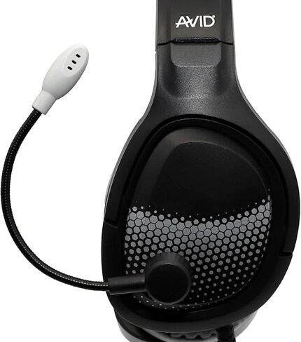 Avid Products AE-75 Deluxe Over-Ear Classroom Computer Stereo Headset TRRS Plug, Black, Great for Gaming and E-Sports in Saudi Arabia