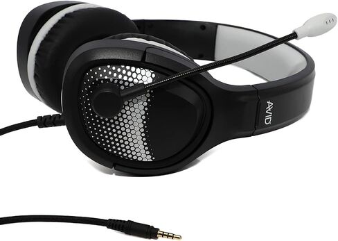 Avid Products AE-75 Deluxe Over-Ear Classroom Computer Stereo Headset TRRS Plug, Black, Great for Gaming and E-Sports in Saudi Arabia
