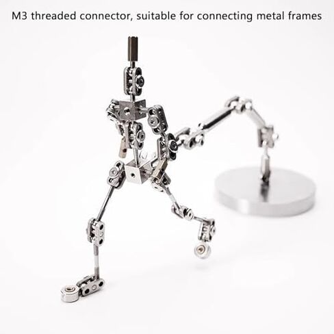 Stop Motion Motion Animation System - نظام تزوير التسليح مع 5 موصلات للرسوم المتحركة ، مرور الوقت ، التصوير الفوتوغرافي للمنتج والإضاءة الثابتة (5 حجم رابط) in Saudi Arabia