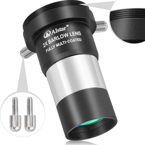 Alstar 5pcs 1.25 "Telescope Filters Kit - حزمة مع - 1.25" 2x عدسة بارلو in Kuwait