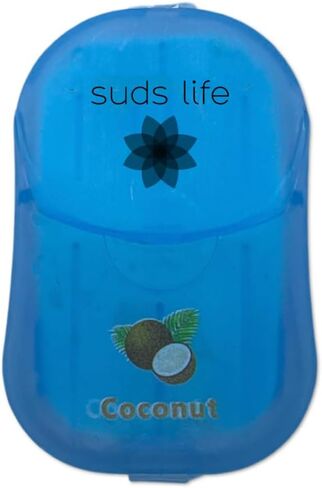 Sudslife Paper Soap Sheets (150 ورقة) حزمة من 3 (حزمة من 3 ، جوز الهند) in Kuwait