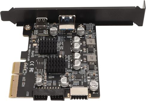 PCIe Type C Card 10Gbps High Plated Pin Front Type E PCIe USB3 2 Expansion Card for Desktop Computer PCIe Type C CardPCIE USB3 2 Expansion CardPCIE to USB3 2 GEN2 in Saudi Arabia