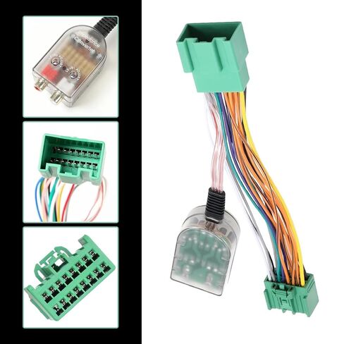 1 PC Add A Subwoofer Amplifier Wire Harness, RCA Converter Adapter, High/Low Signal Car Audio Converter for GM Chevy Camaro Colorado Silverado GMC Canyon Sierra 1500 2500/3500HD in Kuwait