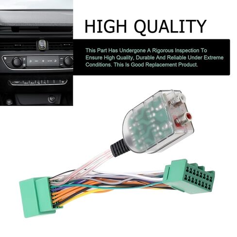 1 PC Add A Subwoofer Amplifier Wire Harness, RCA Converter Adapter, High/Low Signal Car Audio Converter for GM Chevy Camaro Colorado Silverado GMC Canyon Sierra 1500 2500/3500HD in Kuwait