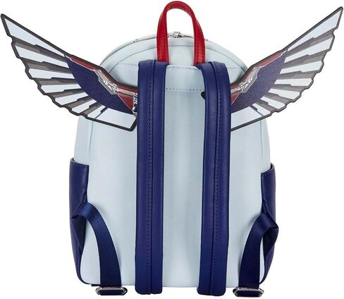 Loungefly Marvel Falcon Captain America Cosplay Mini Backpack Captain America مقاس واحد in Kuwait